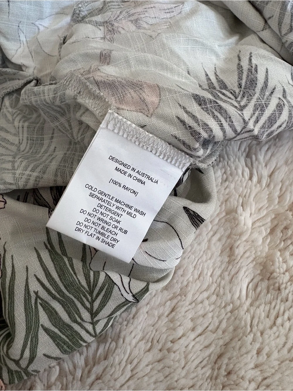Anthropologie Label of Love Tropical Floral Tassel Tie Boho Maxi Dress Medium